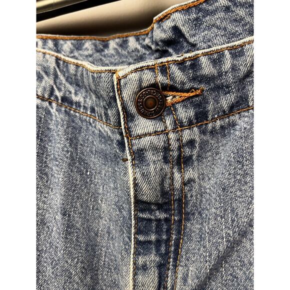 Vintage Levi's Jeans Women's 16 R Baggy Ankle Carpenter Denim Light Wash Skater - Picture 9 of 11